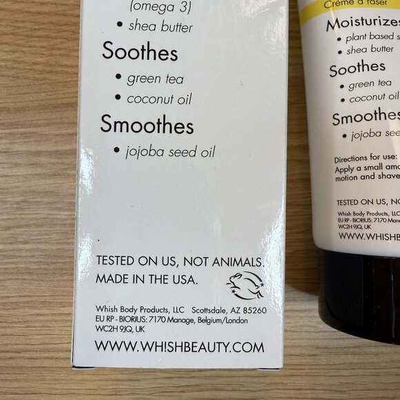 Whish Coconut Shave Cream Luxurious Moisturizing Shave for Smooth Skin Full Size - Picture 12 of 14